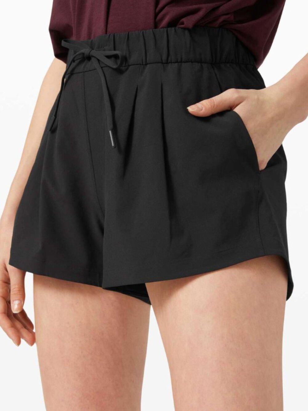 Lululemon Stroll at Sundown Short 3" | Black | Size 10 - Picture 1 of 6